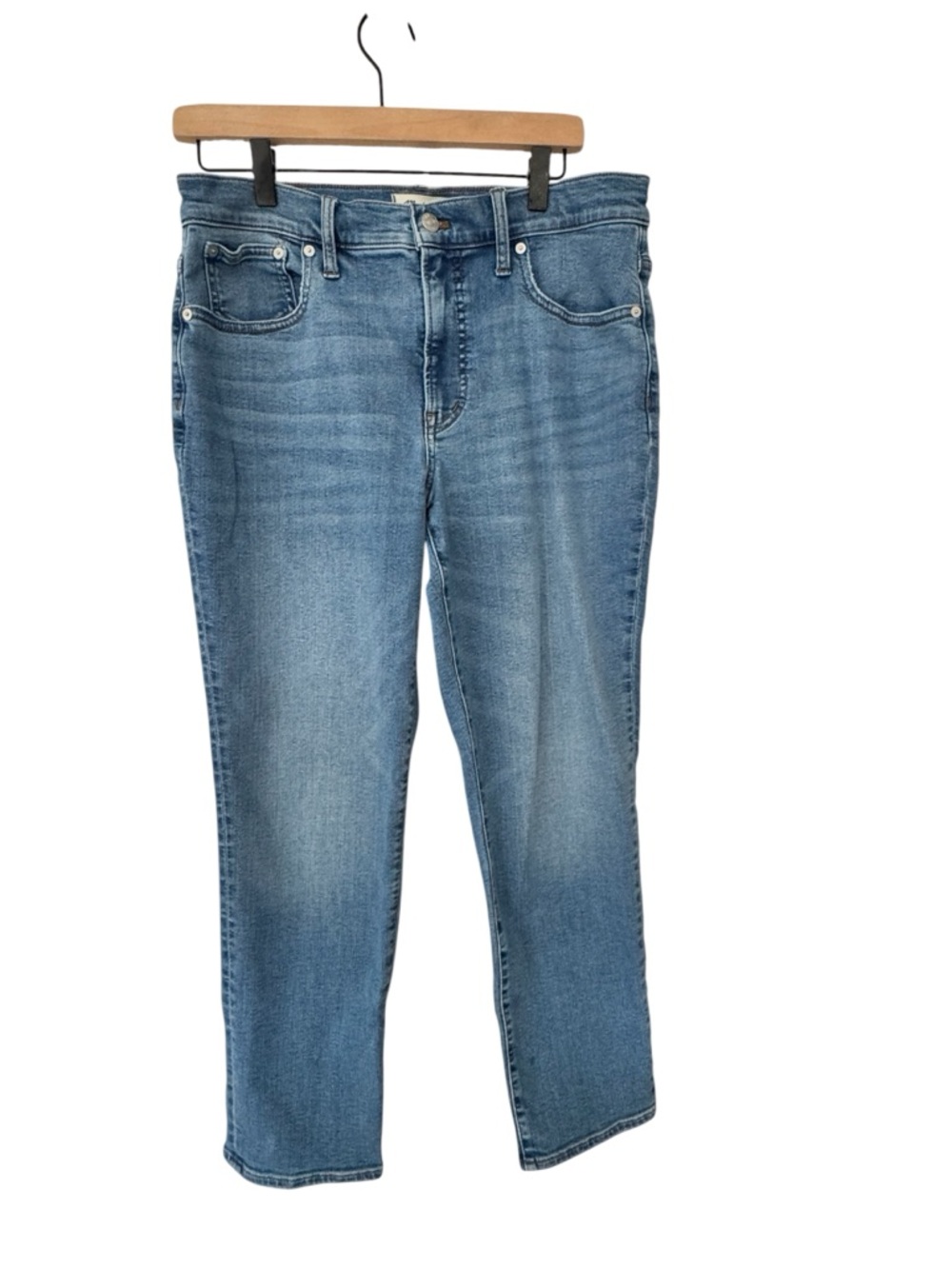 Madewell Midrise Vintage Light Blue Straight-Leg Women's Jeans - Size 30